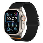 Cinturino per orologio in nylon elasticizzato con fibbia a paracadute xDfind, For Apple Watch 42 / 44 / 45 / 46 / 49mm, For Apple Watch 38 / 40 / 41 / S10 42mm