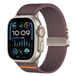 Cinturino per orologio in nylon elasticizzato con fibbia a paracadute xDfind, For Apple Watch 42 / 44 / 45 / 46 / 49mm, For Apple Watch 38 / 40 / 41 / S10 42mm