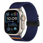 Cinturino per orologio in nylon elasticizzato con fibbia a paracadute xDfind, For Apple Watch 42 / 44 / 45 / 46 / 49mm, For Apple Watch 38 / 40 / 41 / S10 42mm