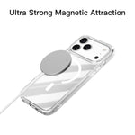 Custodia magnetica in TPU Mutura Ice Series MagSafe per telefono, For iPhone 18 Pro, For iPhone 18 Pro Max, For iPhone 17 Pro Max, For iPhone 17 Pro, For iPhone 17, For iPhone Air