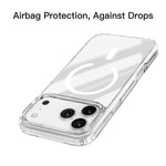 Custodia magnetica in TPU Mutura Ice Series MagSafe per telefono, For iPhone 18 Pro, For iPhone 18 Pro Max, For iPhone 17 Pro Max, For iPhone 17 Pro, For iPhone 17, For iPhone Air