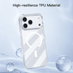 Custodia magnetica in TPU Mutura Ice Series MagSafe per telefono, For iPhone 18 Pro, For iPhone 18 Pro Max, For iPhone 17 Pro Max, For iPhone 17 Pro, For iPhone 17, For iPhone Air