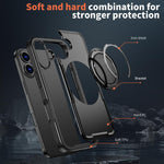 Custodia per telefono Kalebol in metallo con rotazione a 360 gradi e supporto MagSafe., For iPhone 17, For iPhone 17 Air, For iPhone 16 Pro Max, For iPhone 16 Pro