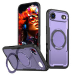 Custodia per telefono Kalebol in metallo con rotazione a 360 gradi e supporto MagSafe., For iPhone 17, For iPhone 17 Air, For iPhone 16 Pro Max, For iPhone 16 Pro