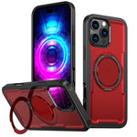 Custodia per telefono Kalebol in metallo con rotazione a 360 gradi e supporto MagSafe., For iPhone 17, For iPhone 17 Air, For iPhone 16 Pro Max, For iPhone 16 Pro