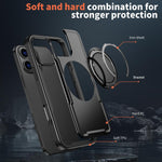Custodia per telefono Kalebol in metallo con rotazione a 360 gradi e supporto MagSafe., For iPhone 16 Plus, For iPhone 16, For iPhone 15 Pro Max, For iPhone 15 Pro