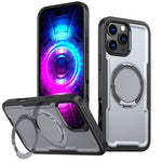 Custodia per telefono Kalebol in metallo con rotazione a 360 gradi e supporto MagSafe., For iPhone 16 Plus, For iPhone 16, For iPhone 15 Pro Max, For iPhone 15 Pro