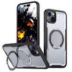 Custodia per telefono Kalebol in metallo con rotazione a 360 gradi e supporto MagSafe., For iPhone 15 Plus, For iPhone 15, For iPhone 14 Plus, For iPhone 14