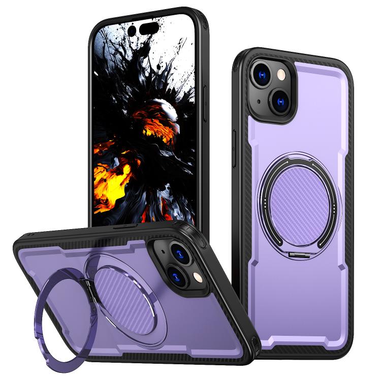Custodia per telefono Kalebol in metallo con rotazione a 360 gradi e supporto MagSafe., For iPhone 15 Plus, For iPhone 15, For iPhone 14 Plus, For iPhone 14