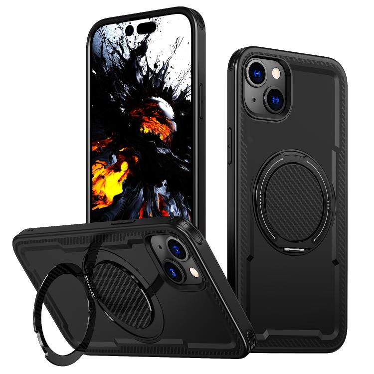 Custodia per telefono Kalebol in metallo con rotazione a 360 gradi e supporto MagSafe., For iPhone 14 Pro, For iPhone 14 Pro Max, For iPhone 13 Pro, For iPhone 13