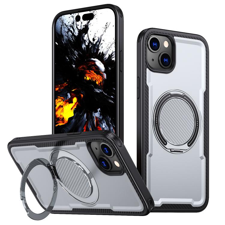 Custodia per telefono Kalebol in metallo con rotazione a 360 gradi e supporto MagSafe., For iPhone 14 Pro, For iPhone 14 Pro Max, For iPhone 13 Pro, For iPhone 13