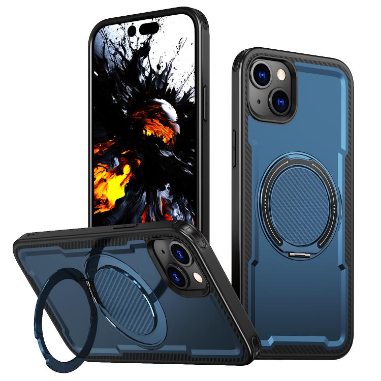 Custodia per telefono Kalebol in metallo con rotazione a 360 gradi e supporto MagSafe., For iPhone 14 Pro, For iPhone 14 Pro Max, For iPhone 13 Pro, For iPhone 13