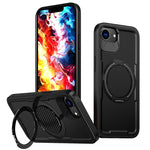 Custodia per telefono Kalebol in metallo con rotazione a 360 gradi e supporto MagSafe., For iPhone 18 Pro, For iPhone 18 Pro Max, For iPhone 17 Pro Max, For iPhone 17 Pro