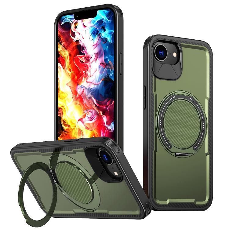 Custodia per telefono Kalebol in metallo con rotazione a 360 gradi e supporto MagSafe., For iPhone 18 Pro, For iPhone 18 Pro Max, For iPhone 17 Pro Max, For iPhone 17 Pro
