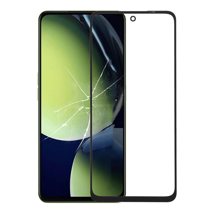 Lente esterna in vetro dello schermo frontale con adesivo OCA otticamente trasparente, For OnePlus Nord CE4 Lite, For OnePlus 12R, For OnePlus Nord CE 3 Lite 5G