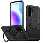 Custodia per telefono Kalebol in metallo con rotazione a 360 gradi e supporto MagSafe., For Galaxy A17 5G, For Galaxy A06 4G / 5G, For Galaxy A56 5G, For Galaxy A26 5G