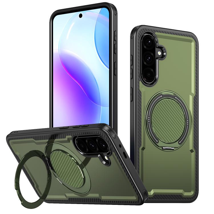 Custodia per telefono Kalebol in metallo con rotazione a 360 gradi e supporto MagSafe., For Galaxy A17 5G, For Galaxy A06 4G / 5G, For Galaxy A56 5G, For Galaxy A26 5G