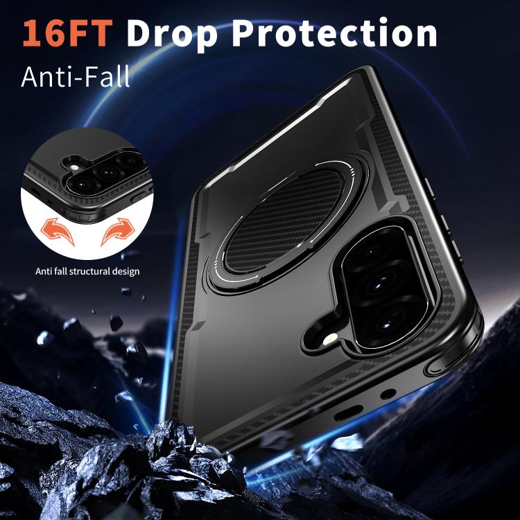 Custodia per telefono Kalebol in metallo con rotazione a 360 gradi e supporto MagSafe., For Galaxy A17 5G, For Galaxy A06 4G / 5G, For Galaxy A56 5G, For Galaxy A26 5G