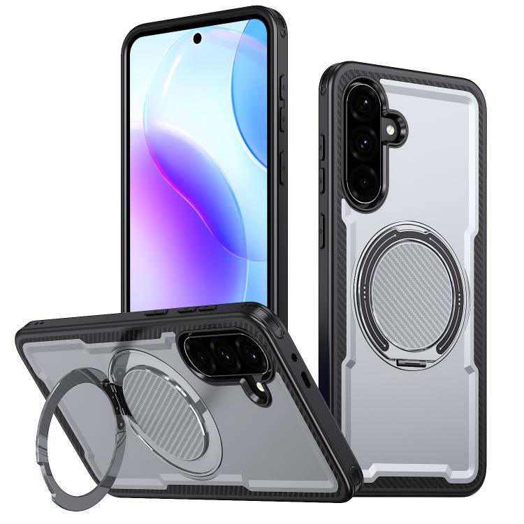 Custodia per telefono Kalebol in metallo con rotazione a 360 gradi e supporto MagSafe., For Galaxy A17 5G, For Galaxy A06 4G / 5G, For Galaxy A56 5G, For Galaxy A26 5G