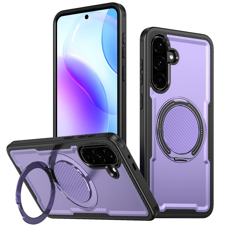 Custodia per telefono Kalebol in metallo con rotazione a 360 gradi e supporto MagSafe., For Galaxy A57 5G, For Galaxy A37 5G, For Galaxy A27 5G, For Galaxy A07 4G / 5G