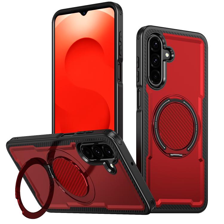 Custodia per telefono Kalebol in metallo con rotazione a 360 gradi e supporto MagSafe., For Galaxy A57 5G, For Galaxy A37 5G, For Galaxy A27 5G, For Galaxy A07 4G / 5G