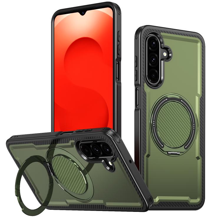 Custodia per telefono Kalebol in metallo con rotazione a 360 gradi e supporto MagSafe., For Galaxy A57 5G, For Galaxy A37 5G, For Galaxy A27 5G, For Galaxy A07 4G / 5G