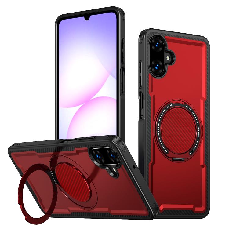Custodia per telefono Kalebol in metallo con rotazione a 360 gradi e supporto MagSafe., For Galaxy A57 5G, For Galaxy A37 5G, For Galaxy A27 5G, For Galaxy A07 4G / 5G