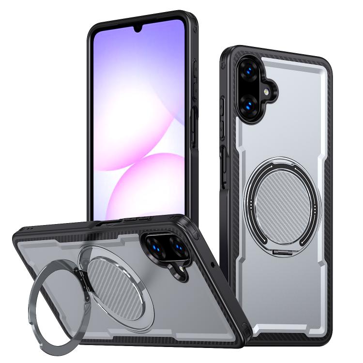 Custodia per telefono Kalebol in metallo con rotazione a 360 gradi e supporto MagSafe., For Galaxy A57 5G, For Galaxy A37 5G, For Galaxy A27 5G, For Galaxy A07 4G / 5G