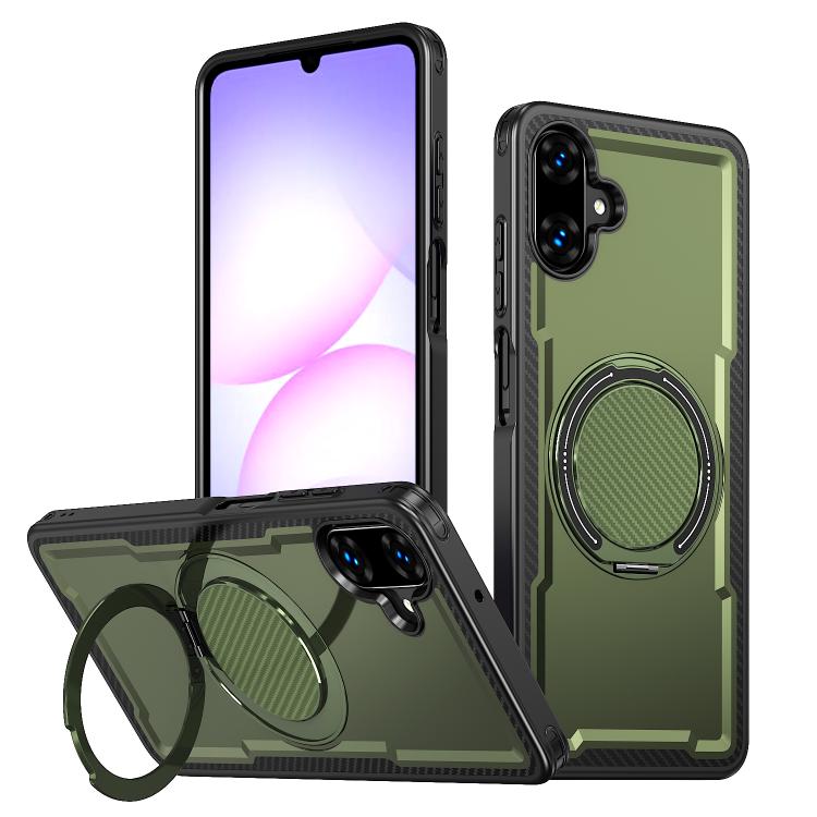 Custodia per telefono Kalebol in metallo con rotazione a 360 gradi e supporto MagSafe., For Galaxy A57 5G, For Galaxy A37 5G, For Galaxy A27 5G, For Galaxy A07 4G / 5G