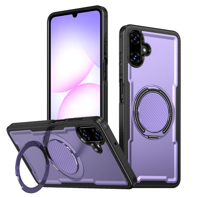 Custodia per telefono Kalebol in metallo con rotazione a 360 gradi e supporto MagSafe., For Galaxy A57 5G, For Galaxy A37 5G, For Galaxy A27 5G, For Galaxy A07 4G / 5G