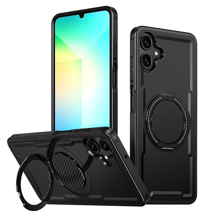 Custodia per telefono Kalebol in metallo con rotazione a 360 gradi e supporto MagSafe., For Galaxy A17 5G, For Galaxy A06 4G / 5G, For Galaxy A56 5G, For Galaxy A26 5G