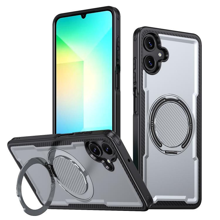 Custodia per telefono Kalebol in metallo con rotazione a 360 gradi e supporto MagSafe., For Galaxy A17 5G, For Galaxy A06 4G / 5G, For Galaxy A56 5G, For Galaxy A26 5G