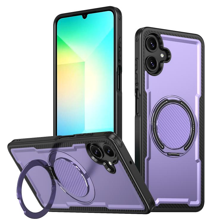 Custodia per telefono Kalebol in metallo con rotazione a 360 gradi e supporto MagSafe., For Galaxy A17 5G, For Galaxy A06 4G / 5G, For Galaxy A56 5G, For Galaxy A26 5G
