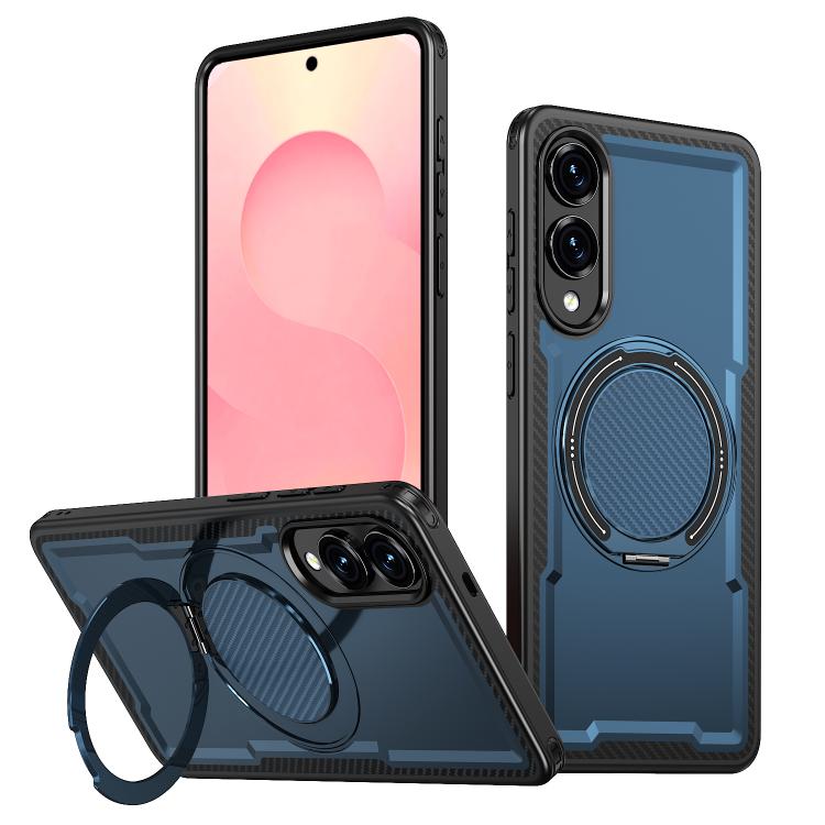Custodia per telefono Kalebol in metallo con rotazione a 360 gradi e MagSafe., For Galaxy S26 5G, For Galaxy S25 FE 5G, For Galaxy S25 Edge 5G, For Galaxy S25 5G