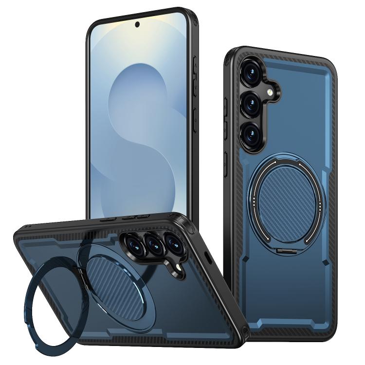Custodia per telefono Kalebol in metallo con rotazione a 360 gradi e MagSafe., For Galaxy S24+ 5G, For Galaxy S24 5G