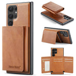 Fierre Shann Portafoglio 2 in 1 con slot per carte RFID e custodia MagSafe per telefono, For Samsung Galaxy S24+ 5G, For Samsung Galaxy S24 5G, For Samsung Galaxy S23 Ultra 5G, For Samsung Galaxy S23+ 5G