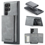 Fierre Shann Portafoglio 2 in 1 con slot per carte RFID e custodia MagSafe per telefono, For Samsung Galaxy S25 5G, For Samsung Galaxy S25+ 5G, For Samsung Galaxy S24 FE 5G, For Samsung Galaxy S24 Ultra 5G
