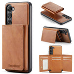 Fierre Shann Portafoglio 2 in 1 con slot per carte RFID e custodia MagSafe per telefono, For Samsung Galaxy S24+ 5G, For Samsung Galaxy S24 5G, For Samsung Galaxy S23 Ultra 5G, For Samsung Galaxy S23+ 5G