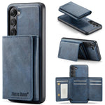 Fierre Shann Portafoglio 2 in 1 con slot per carte RFID e custodia MagSafe per telefono, For Samsung Galaxy S24+ 5G, For Samsung Galaxy S24 5G, For Samsung Galaxy S23 Ultra 5G, For Samsung Galaxy S23+ 5G