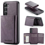 Fierre Shann Portafoglio 2 in 1 con slot per carte RFID e custodia MagSafe per telefono, For Samsung Galaxy S24+ 5G, For Samsung Galaxy S24 5G, For Samsung Galaxy S23 Ultra 5G, For Samsung Galaxy S23+ 5G