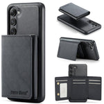 Fierre Shann Portafoglio 2 in 1 con slot per carte RFID e custodia MagSafe per telefono, For Samsung Galaxy S24+ 5G, For Samsung Galaxy S24 5G, For Samsung Galaxy S23 Ultra 5G, For Samsung Galaxy S23+ 5G