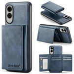 Fierre Shann Portafoglio 2 in 1 con slot per carte RFID e custodia MagSafe per telefono, For Samsung Galaxy S26+ 5G, For Samsung Galaxy S26 Ultra 5G, For Samsung Galaxy S26 5G, For Samsung Galaxy S25 Edge 5G