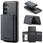 Fierre Shann Portafoglio 2 in 1 con slot per carte RFID e custodia MagSafe per telefono, For Samsung Galaxy S24+ 5G, For Samsung Galaxy S24 5G, For Samsung Galaxy S23 Ultra 5G, For Samsung Galaxy S23+ 5G