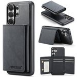 Fierre Shann Portafoglio 2 in 1 con slot per carte RFID e custodia MagSafe per telefono, For Samsung Galaxy S26+ 5G, For Samsung Galaxy S26 Ultra 5G, For Samsung Galaxy S26 5G, For Samsung Galaxy S25 Edge 5G
