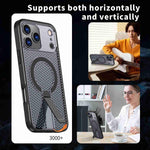 Custodia per telefono Kalebol Honeycomb con sistema di raffreddamento a nido d'ape e supporto MagSafe., For iPhone 17 Pro, For iPhone 17, For iPhone Air, For iPhone 16 Pro Max
