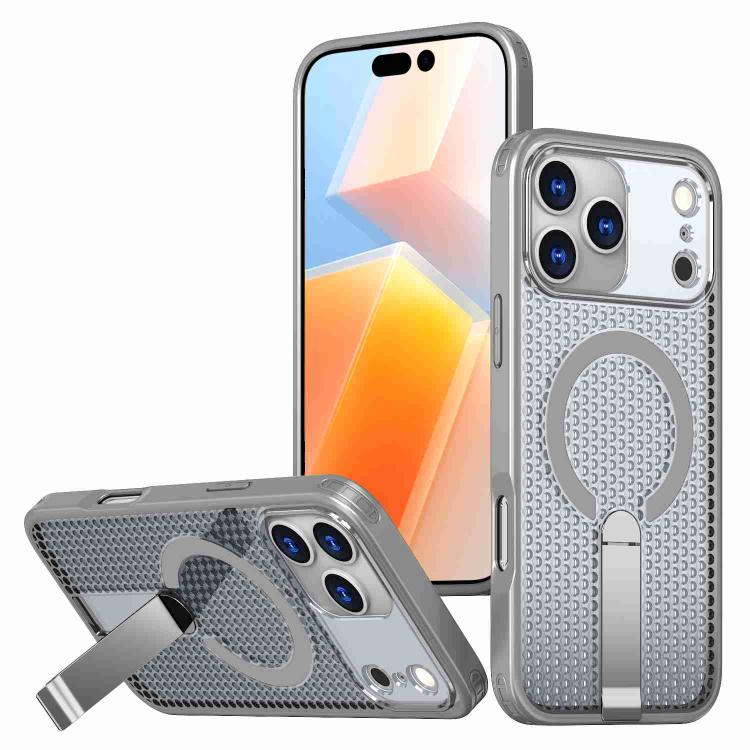 Custodia per telefono Kalebol Honeycomb con sistema di raffreddamento a nido d'ape e supporto MagSafe., For iPhone 17 Pro, For iPhone 17, For iPhone Air, For iPhone 16 Pro Max