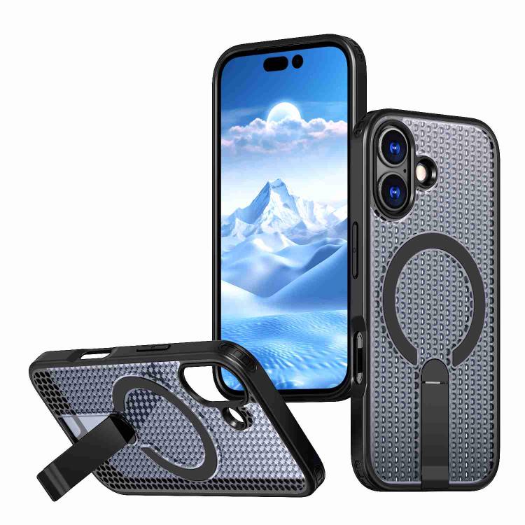 Custodia per telefono Kalebol Honeycomb con sistema di raffreddamento a nido d'ape e supporto MagSafe., For iPhone 17 Pro, For iPhone 17, For iPhone Air, For iPhone 16 Pro Max