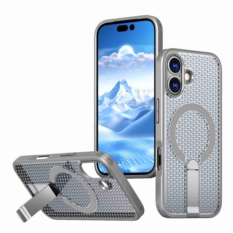 Custodia per telefono Kalebol Honeycomb con sistema di raffreddamento a nido d'ape e supporto MagSafe., For iPhone 17 Pro, For iPhone 17, For iPhone Air, For iPhone 16 Pro Max