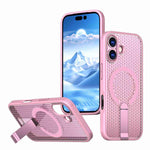 Custodia per telefono Kalebol Honeycomb con sistema di raffreddamento a nido d'ape e supporto MagSafe., For iPhone 17 Pro, For iPhone 17, For iPhone Air, For iPhone 16 Pro Max