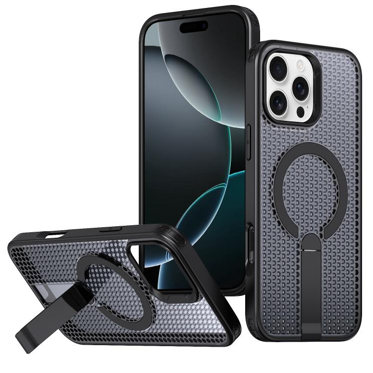 Custodia per telefono Kalebol Honeycomb con sistema di raffreddamento a nido d'ape e supporto MagSafe., For iPhone 17 Pro, For iPhone 17, For iPhone Air, For iPhone 16 Pro Max